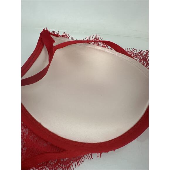 Victoria’s Secret Very Sexy Strappy Push Up Bra Red 36A - Picture 14 of 16